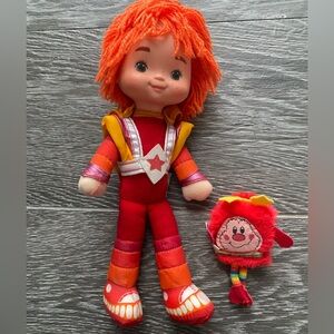 1983 Vintage Rainbow Brite Red Butler Doll with Romeo Sprite